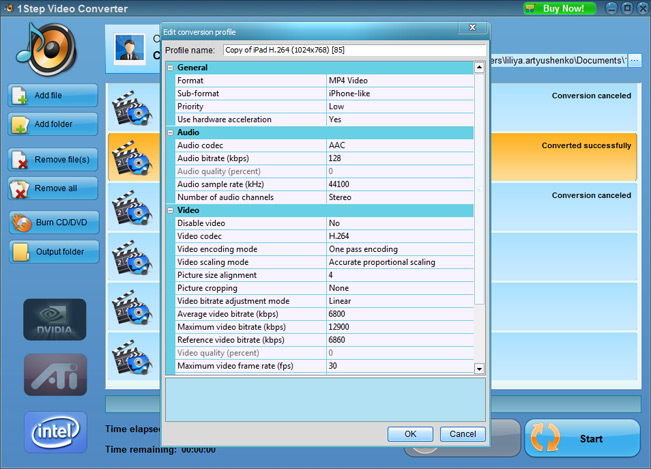 1Step Video Converter